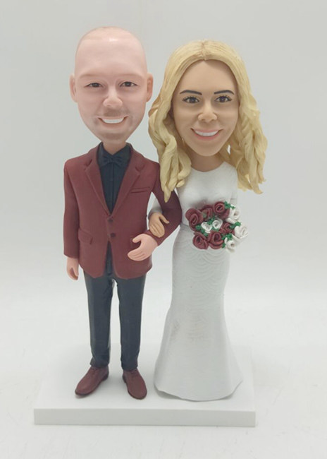 Custom Cake Topper Personalized Made For Unique Wedding
