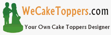 Custom wedding cake toppers