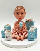 Custom Custom Baby Birthday Cake Topper Custom Custom Baby Birthday Cake Topper
