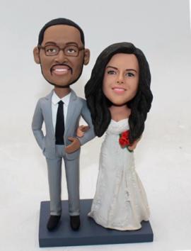 Custom African American Wedding Cake Topper B5675 139 00