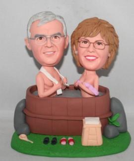 bathing 50th anniversary cake