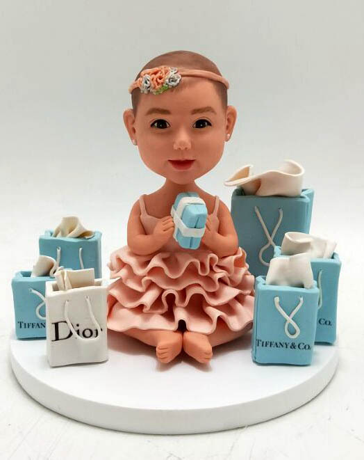 Custom Baby Birthday Cake Topper