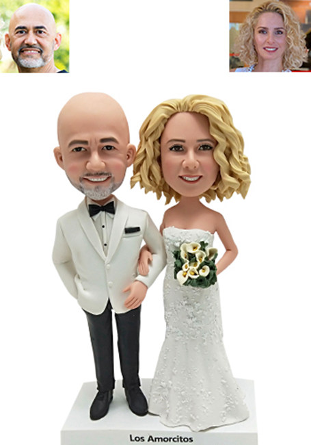 Custom Custom 3D wedding cake toppers made