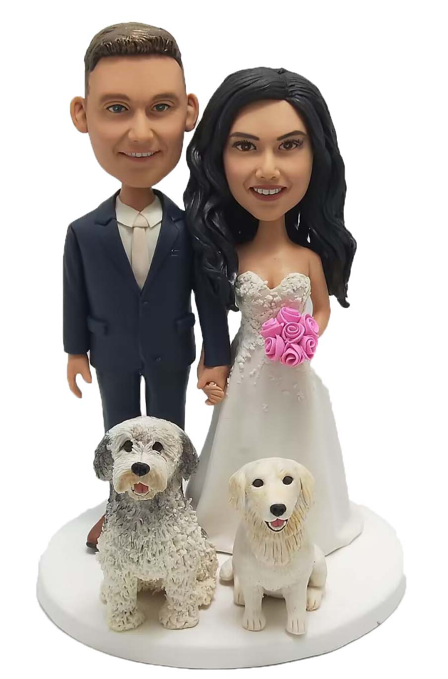 Custom cake topper personalized wedding cake toppers（No Pets）