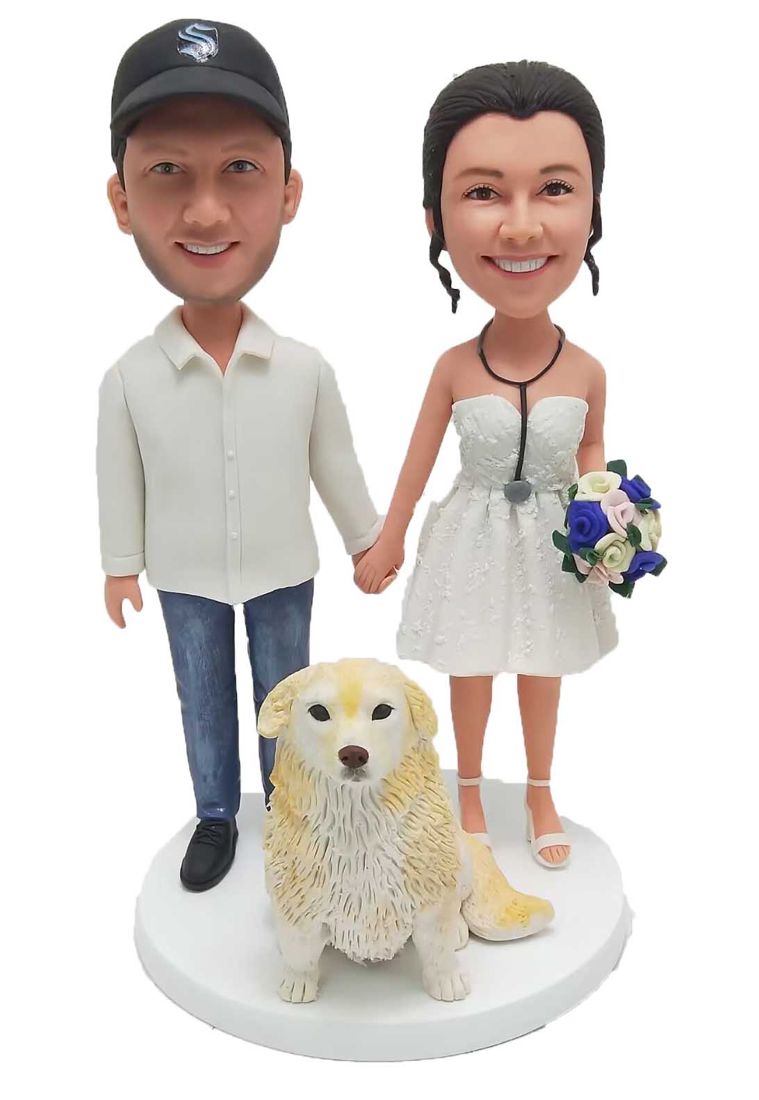 Custom cake topper personalized wedding cake toppers（no pet）