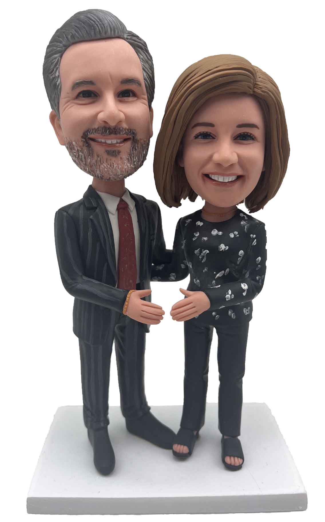 Personalized cake toppers for parents wedding figurines made from photos