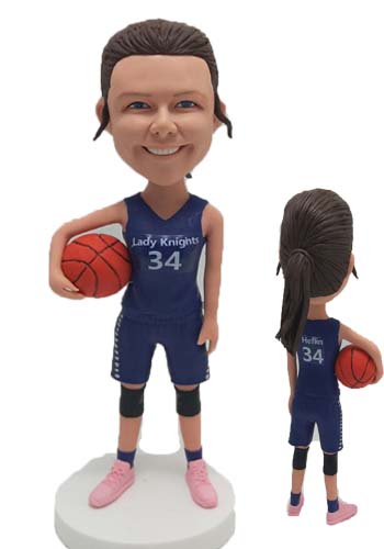 Custom Basketball Cake Topper for Daughter