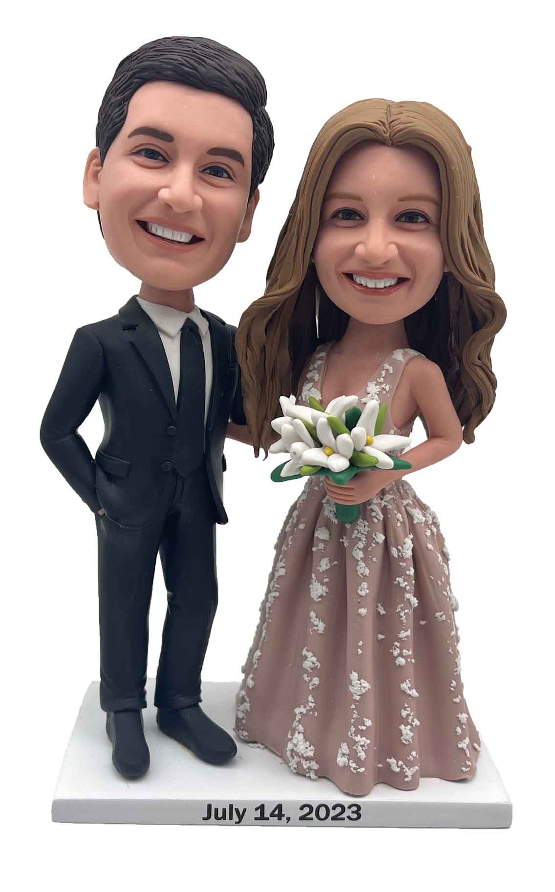 Create your own wedding cake topper Custom wedding figurines
