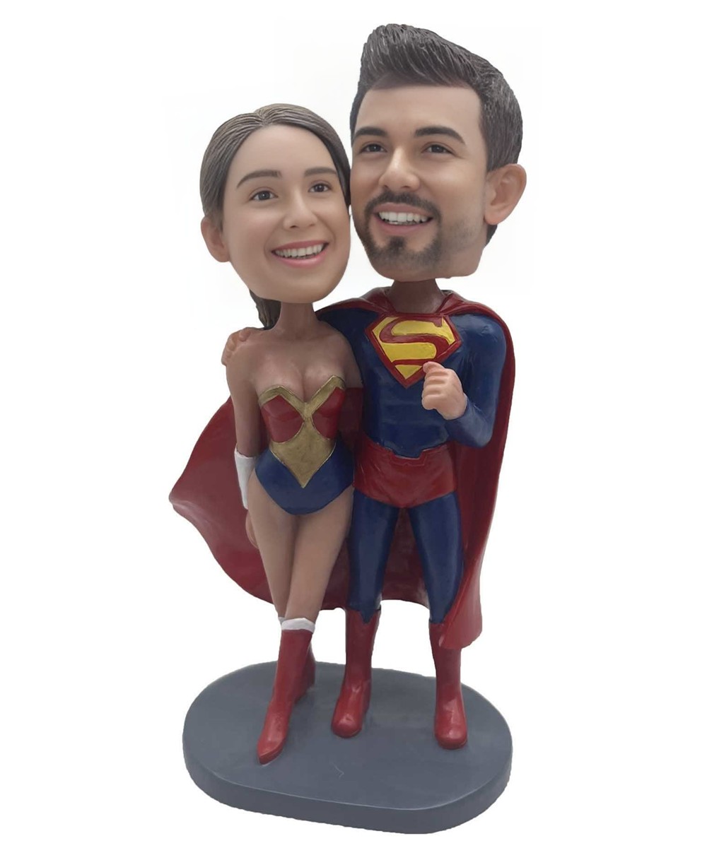 Custom Cake Toppers Personalized Wedding Figurines Superhero