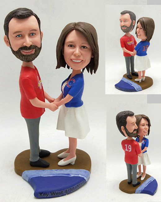 Personalized cake toppers for wedding baseball