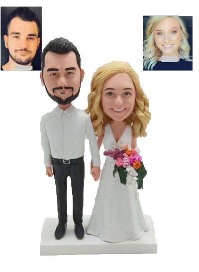 Create your own custom wedding cake toppers