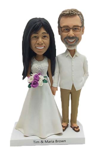 Create your own Custom cake toppers figurines Wedding