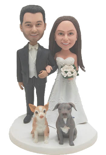 Personalized Cake Toppers wedding figurines Customized