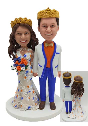 Personalized wedding cake topper gifts for bride groom