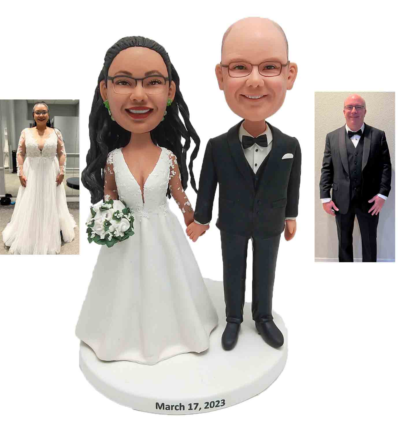 Custom cake topper personalized wedding cake toppers