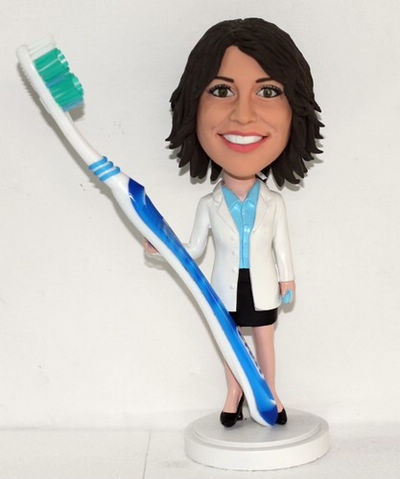 Female Dentist Birthday Cake Toppers