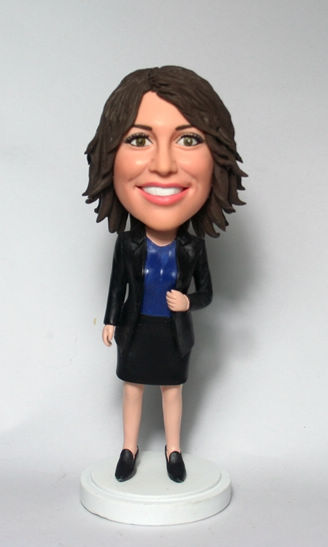 Custom Office Lady Birthday Cake Toppers