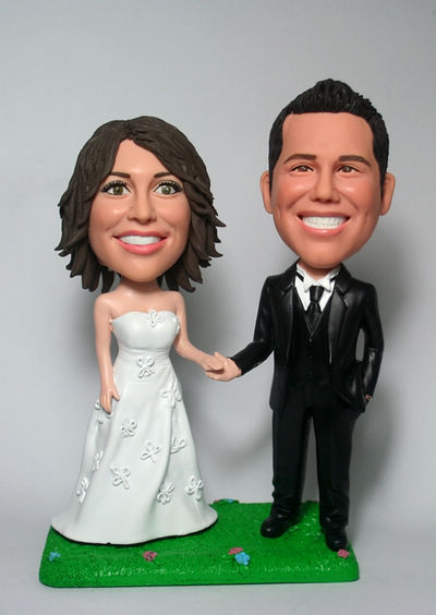 Custom Personalized Cake Toppers Hand In Hand