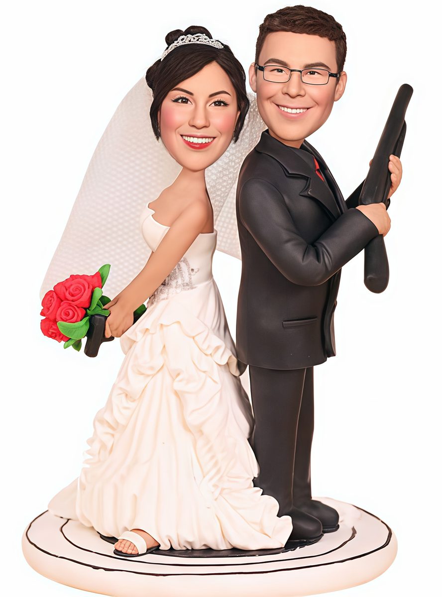 Custom wedding cake topper Mr & Mrs custom wedding toppers