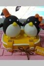 Custom Custom wedding cake toppers penguins