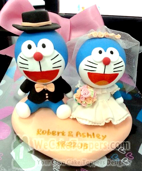 Cartoon Cake Toppers - Custom Wedding Cake Toppers