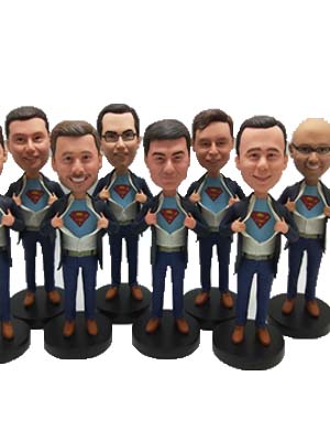 Groomsmen custom bobblehead best man groom 5-15 sets